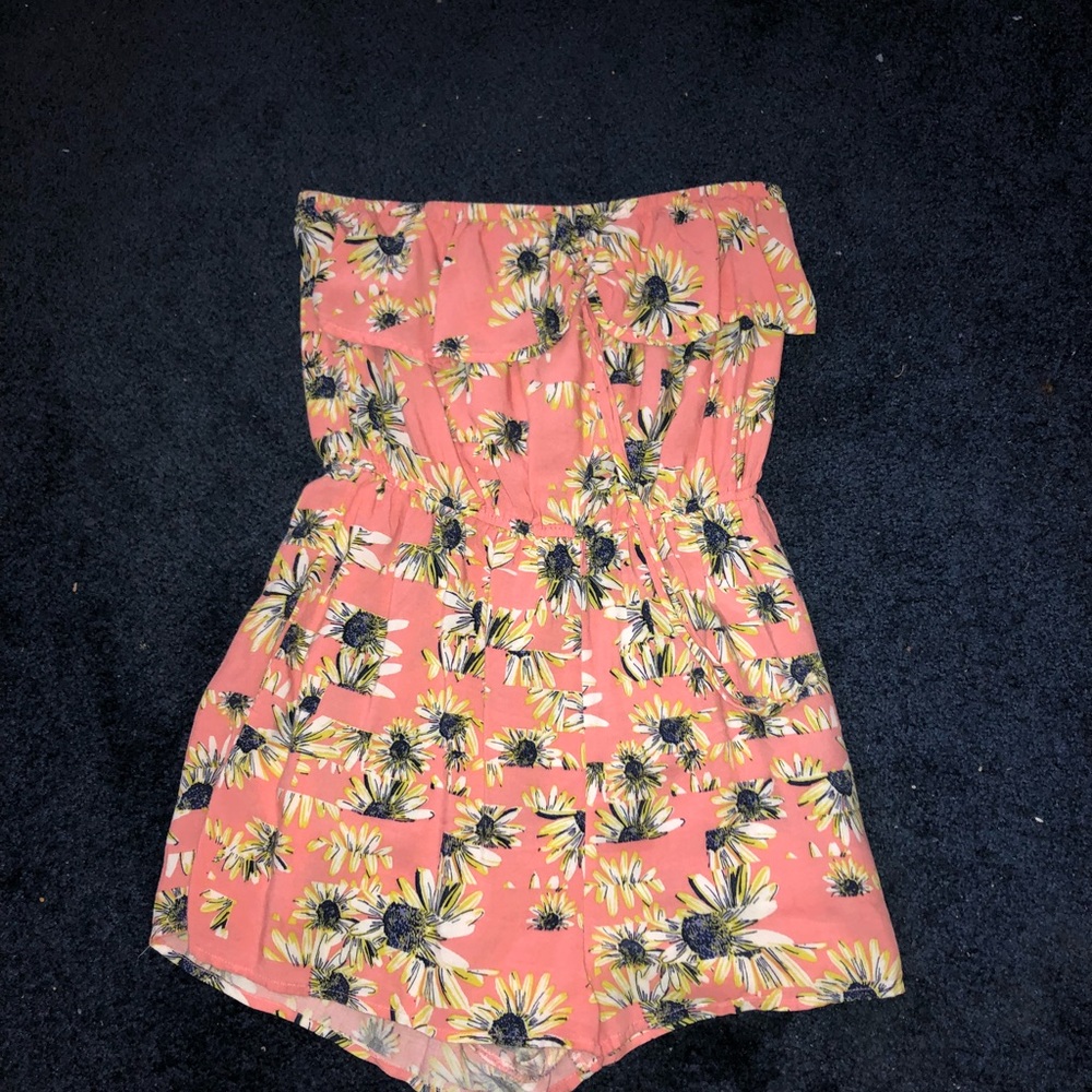 floral aeo romper